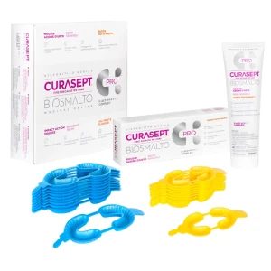 CURASEPT BIOSMALTO SENSITIVE - mus wieloowocowy na nadwrażliwość 150ml + nakładki