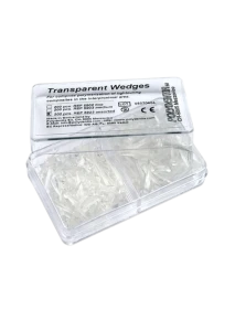Transparentne kliny polydentia 200szt. fine/medium