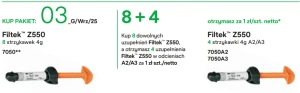 Filtek Z550 8+4