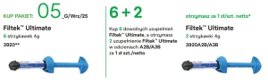 Filtek Ultimate 4 g 6 + 2 GRATIS