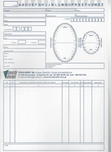 KARTA PACJENTA Z DIAGRAMEM (twarda)