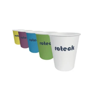 Kubki papierowe kolorowe op. 50 szt. Roteck